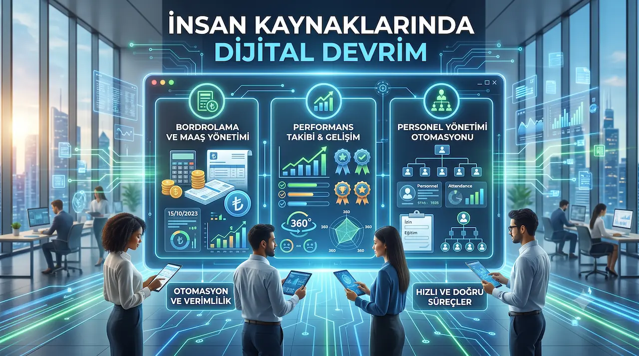 İnsan Kaynaklarında Dijital Devrim: Bordrolama, Performans Takibi ve Personel Yönetimi Otomasyonu